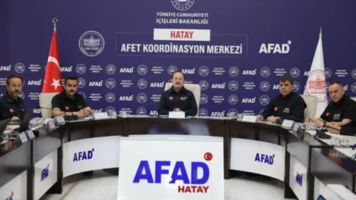 AFAD Başkanımız Ali Hamza Pehlivan başkanlığında, Hatay genelinde etkili olan