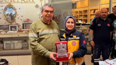 Trafik Haftası etkinliklerinde anlamlı ödül: “Yılın Ambulans Sürücüsü” ATT Betül