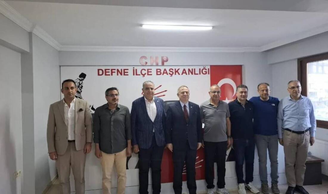 Gökan Zeybek’in Hatay programı kapsamında Cumhuriyet Halk Partisi (CHP) Hatay