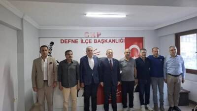 Gökan Zeybek’in Hatay programı kapsamında Cumhuriyet Halk Partisi (CHP) Hatay