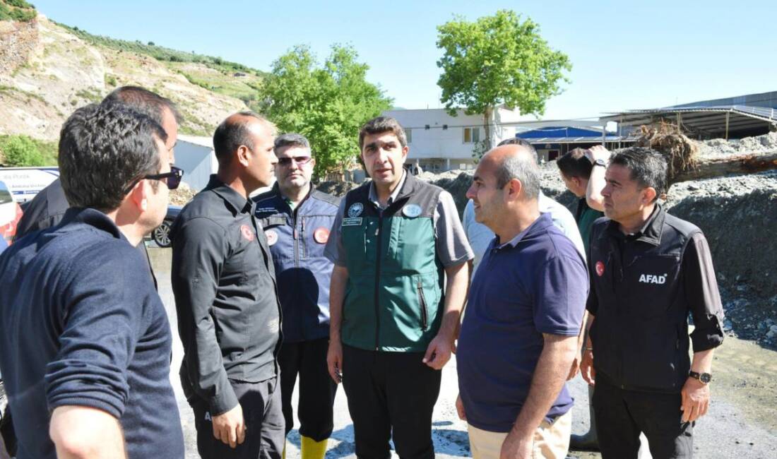Hatay ve Osmaniye’de etkili olan ani ve şiddetli yağışların ardından