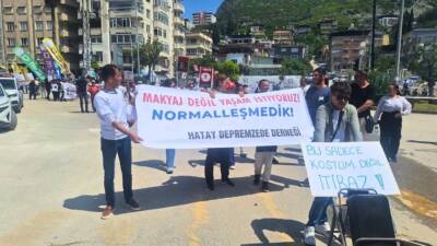 Hatay'ın Defne ilçesinde gerçekleşen 1 Mayıs İşçi ve Emekçi Bayramı