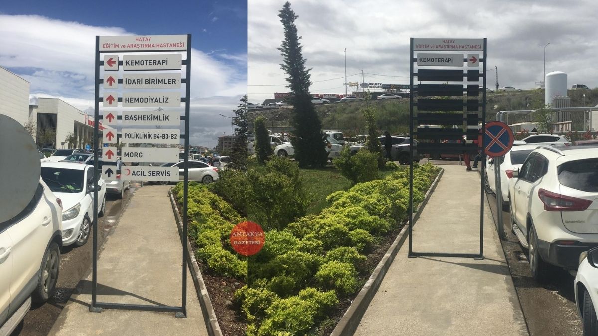Kaldırım var ama kullanılamıyor: Hastane önünde tepki çeken görüntü