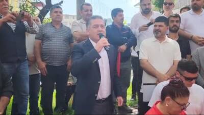 CHP Hatay Milletvekili Servet Mullaoğlu, Samandağ’da düzenlenen “Halkın İradesine Sahip