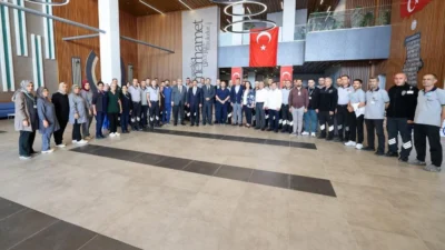Hatay Valisi Mustafa Masatlı ile Hatay İl Sağlık Müdürü Dr.