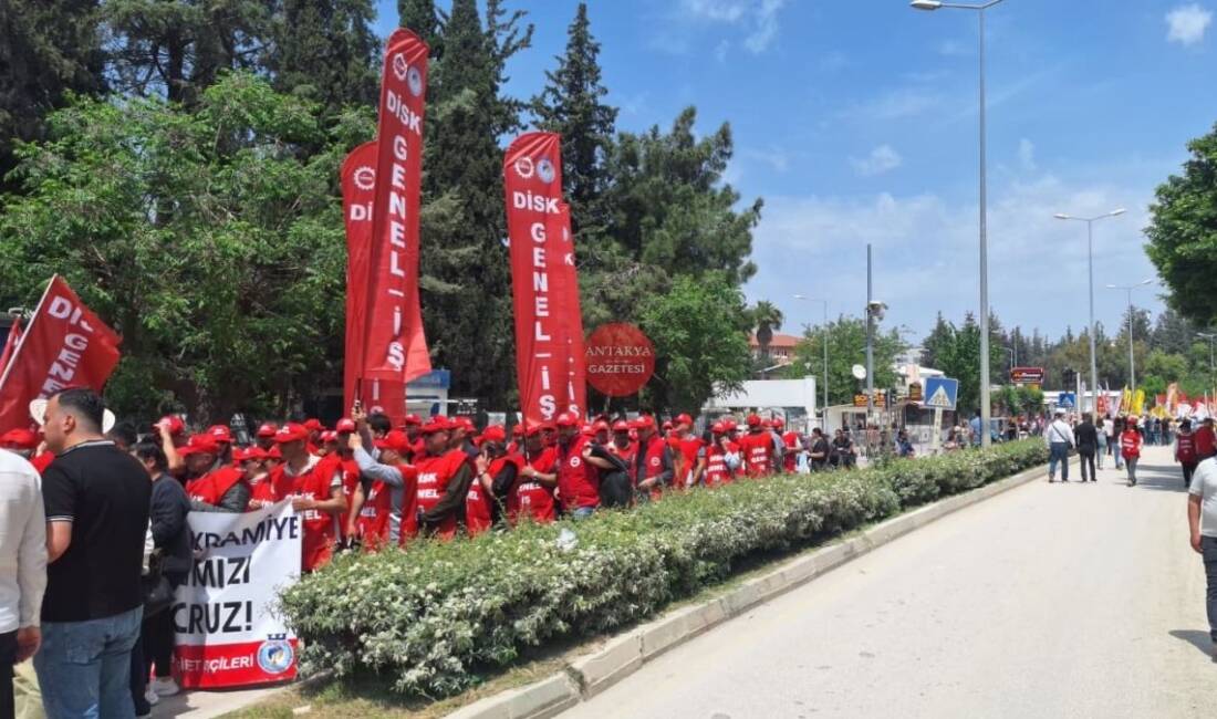 Hatay’ın Defne ilçesinde 1 Mayıs İşçi ve Emekçi Bayramı etkinlikleri