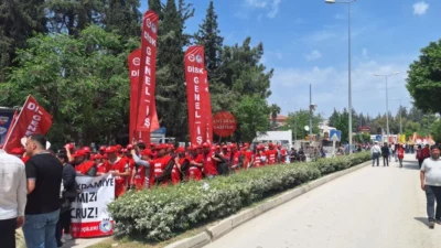 Hatay’ın Defne ilçesinde 1 Mayıs İşçi ve Emekçi Bayramı etkinlikleri