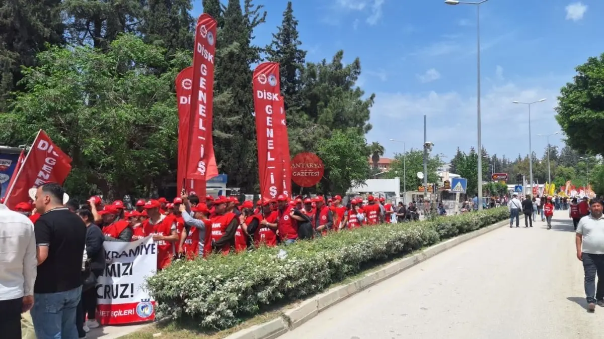 Hatay’ın Defne ilçesinde 1 Mayıs İşçi ve Emekçi Bayramı etkinlikleri