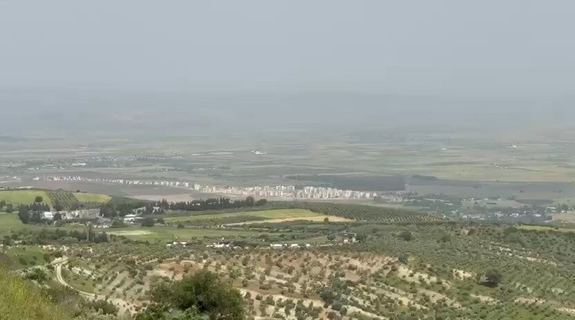 Hatay’da Antakya – İskenderun karayolu Belen Kıcı mevkiinde yamaçtan kopan