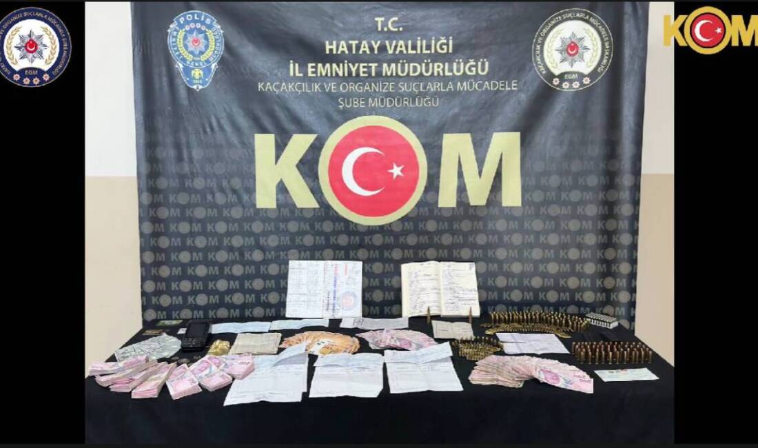 Hatay’da tefecilik ve kumar organize ettiği belirlenen şüphelilere yönelik operasyonda