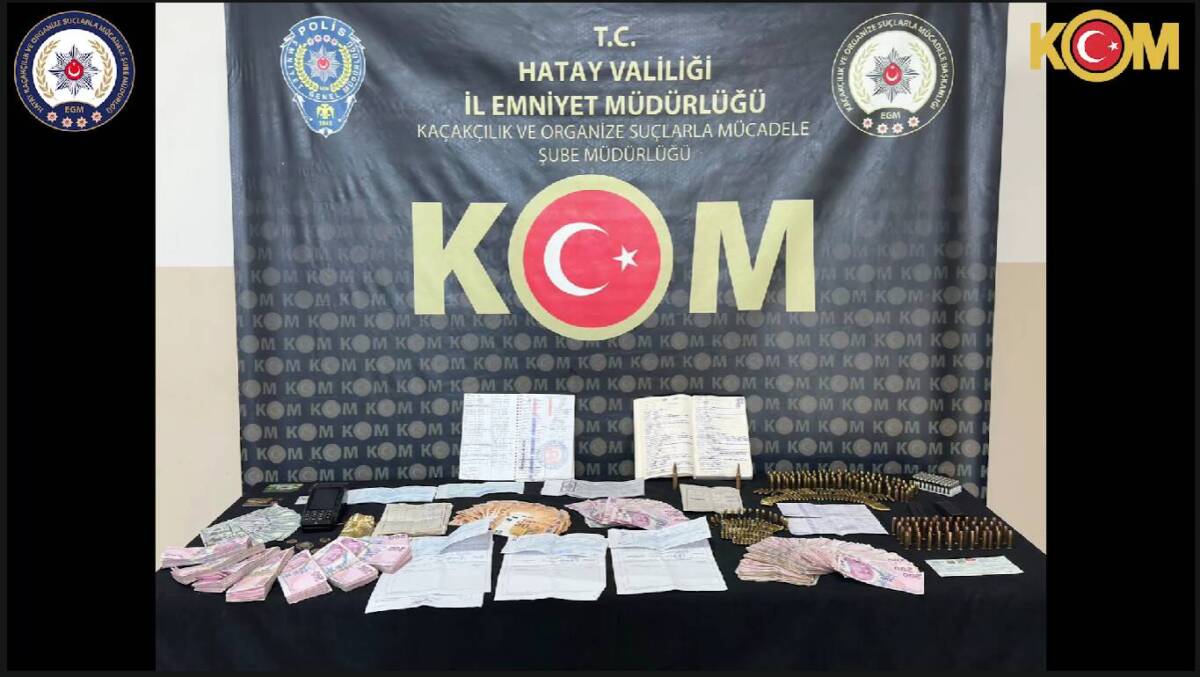 Hatay’da tefecilik ve kumar organize ettiği belirlenen şüphelilere yönelik operasyonda