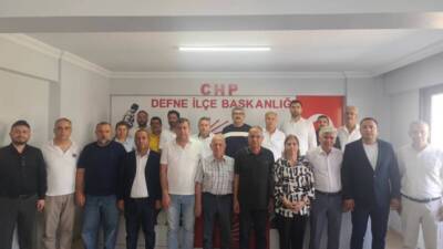 CHP Hatay İl Başkanlığı, Defne Belediyesi’nin Semt ve Taziye Evi