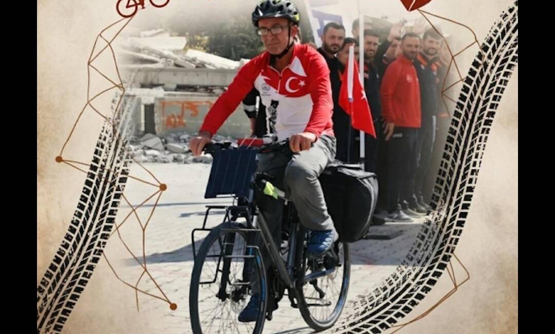 Bisiklet sporcusu Orhan Kotluk, 6 Şubat depremlerinde hayatını kaybeden vatandaşların