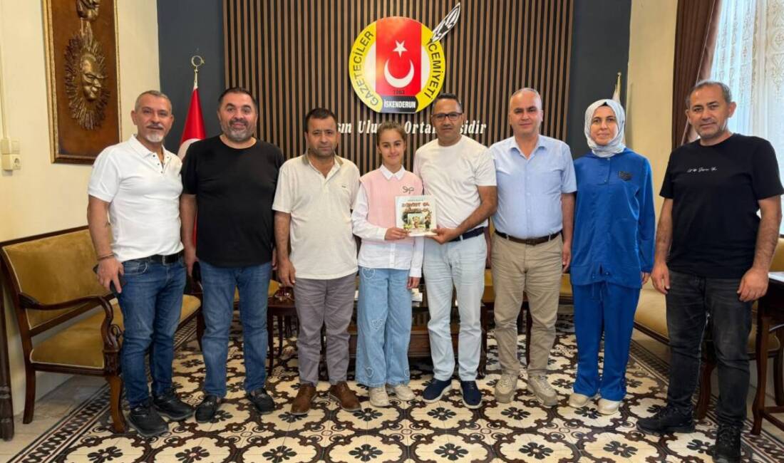 İskenderun’da yaşayan 11 yaşındaki Beren Bilgin, yaşıtlarına örnek olacak bir