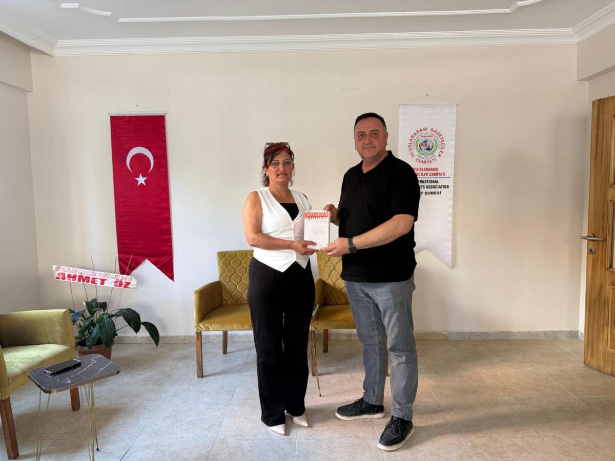 Hatay basın camiasında anlamlı bir dayanışma örneği yaşandı.