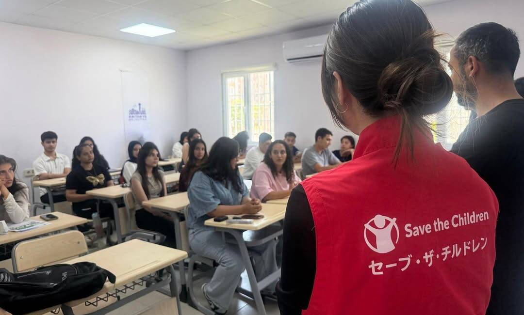 Save the Children Türkiye ile Antakya Belediyesi iş birliğinde yürütülen