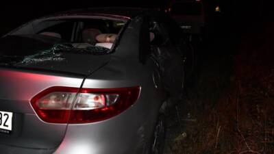 Hatay'ın Dörtyol ilçesinde otomobil ile motosikletin çarpışması sonucu meydana gelen