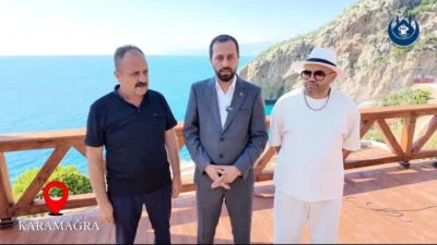 Hatay’ın Yayladağı ilçesinde yer alan Karamağara Sahili, Hatay Valiliği, Doğu