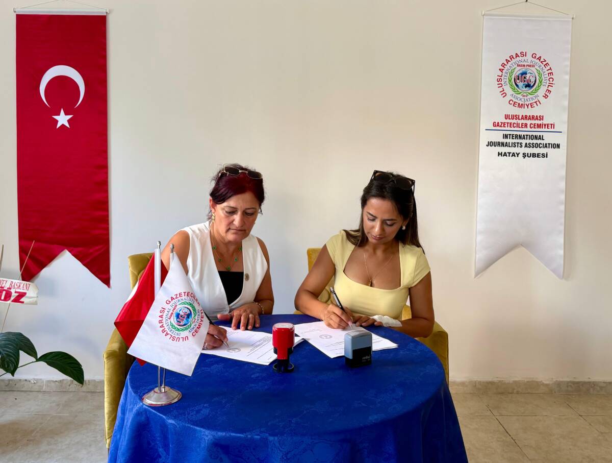 Uluslararası Gazeteciler Cemiyeti Hatay Şubesi, üyeleri ve birinci derece yakınlarını