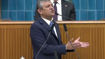 CHP Grup Başkanı Özgür Özel, Türkiye Büyük Millet Meclisi'nde düzenlenen