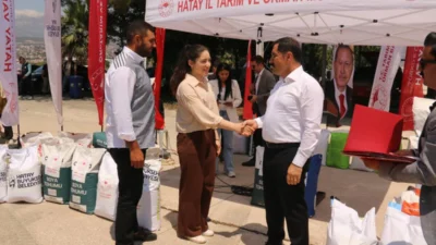 6 Şubat depremlerinden etkilenen Hataylı çiftçilere pamuk, soya ve ayçiçeği