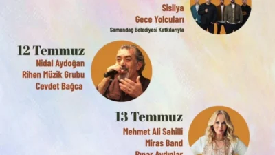 Samandağ’da geleneksel hale gelen 26. Evvel Temmuz Kültür Sanat Festivali