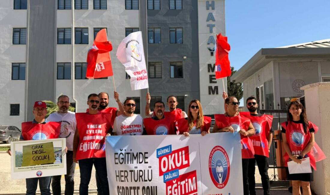 Eğitim-İş Hatay 1 No'lu Şube üyeleri, Hatay İl Milli Eğitim