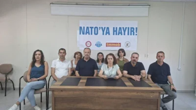 Hatay’da KESK, DİSK, TMMOB ve TTB şubeleri, NATO Zirvesi öncesinde