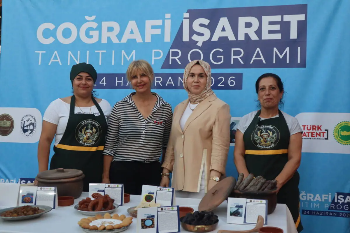 Hatay’ın coğrafi işaretli ürünlerine eklenen 6 yeni lezzetin tanıtım programında,