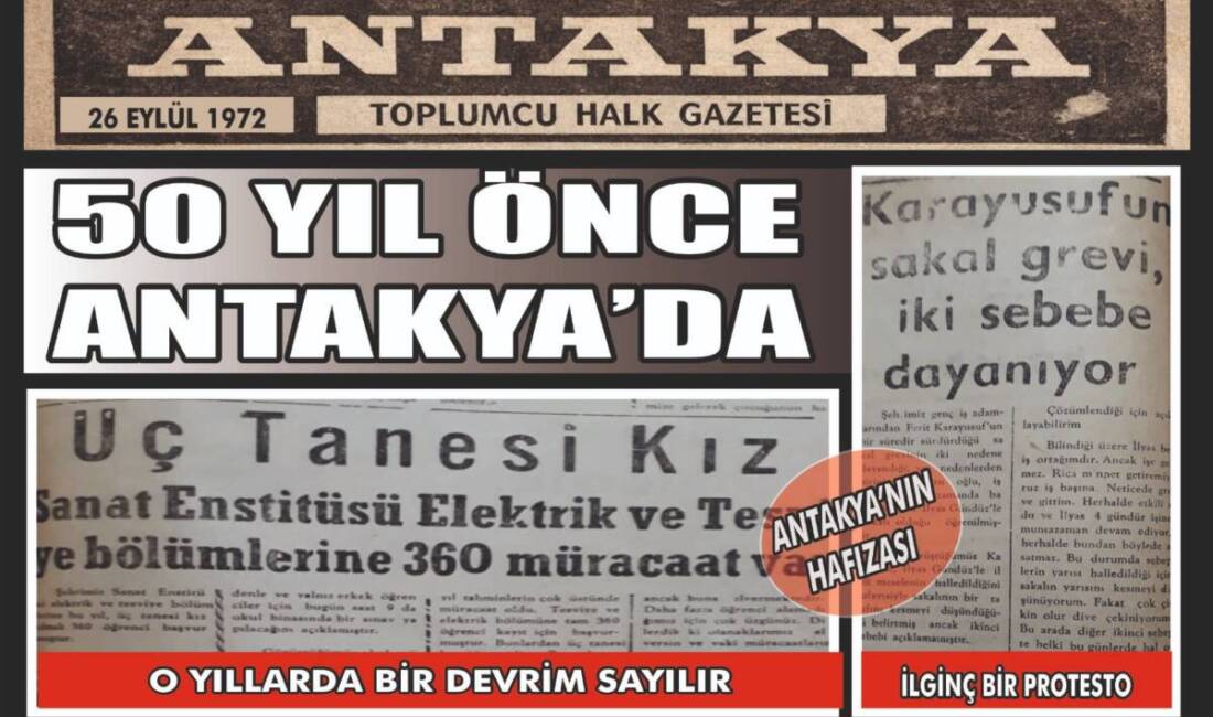Antakya’nın toplumsal ve eğitim tarihine ışık tutan arşiv gazeteleri, yarım
