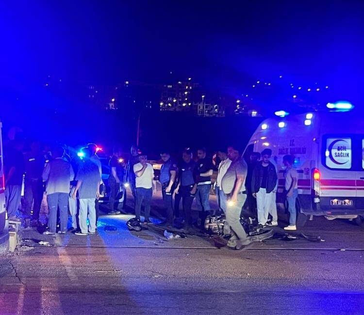 Hatay'ın Hassa ilçesinde meydana gelen trafik kazasında bir kişi yaşamını