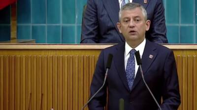 CHP Genel Başkanı Özgür Özel, TBMM'de gerçekleştirilen grup toplantısında yaptığı