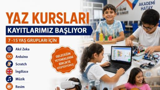 HBB’nin ücretsiz yaz kursları için başvurular başladı. 7-15 yaş arası