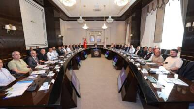 Hatay’da kırsal kalkınmayı güçlendirmeye yönelik kamu altyapı yatırımları, düzenlenen toplantıda