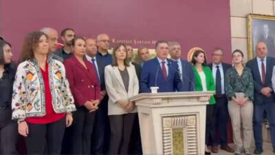 TBMM’de yapılan ortak açıklamada, Suriye’de yaşandığı belirtilen insan hakları ihlallerine