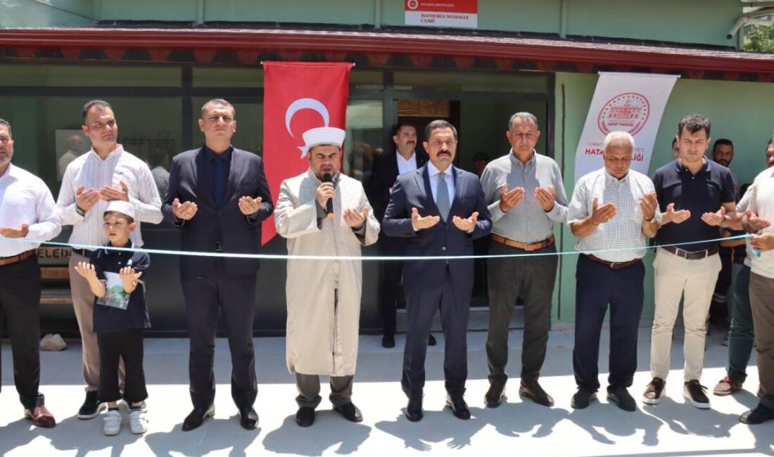 Hatay'ın Antakya ilçesinde 6 Şubat depremlerinde yıkılan Mansurlu Mahalle Camisi,