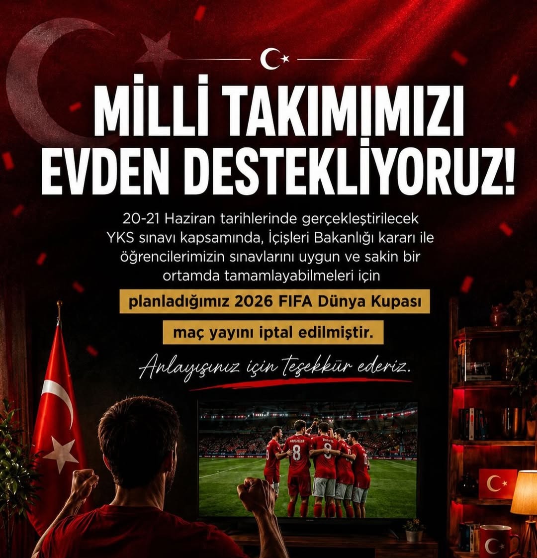 Yükseköğretim Kurumları Sınavı (YKS) nedeniyle 81 ilde alınan karar doğrultusunda