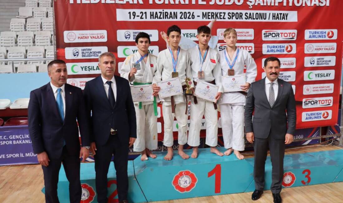 67 ilden 917 sporcunun katıldığı Yeşilay Türkiye Judo Şampiyonası, Hatay'da