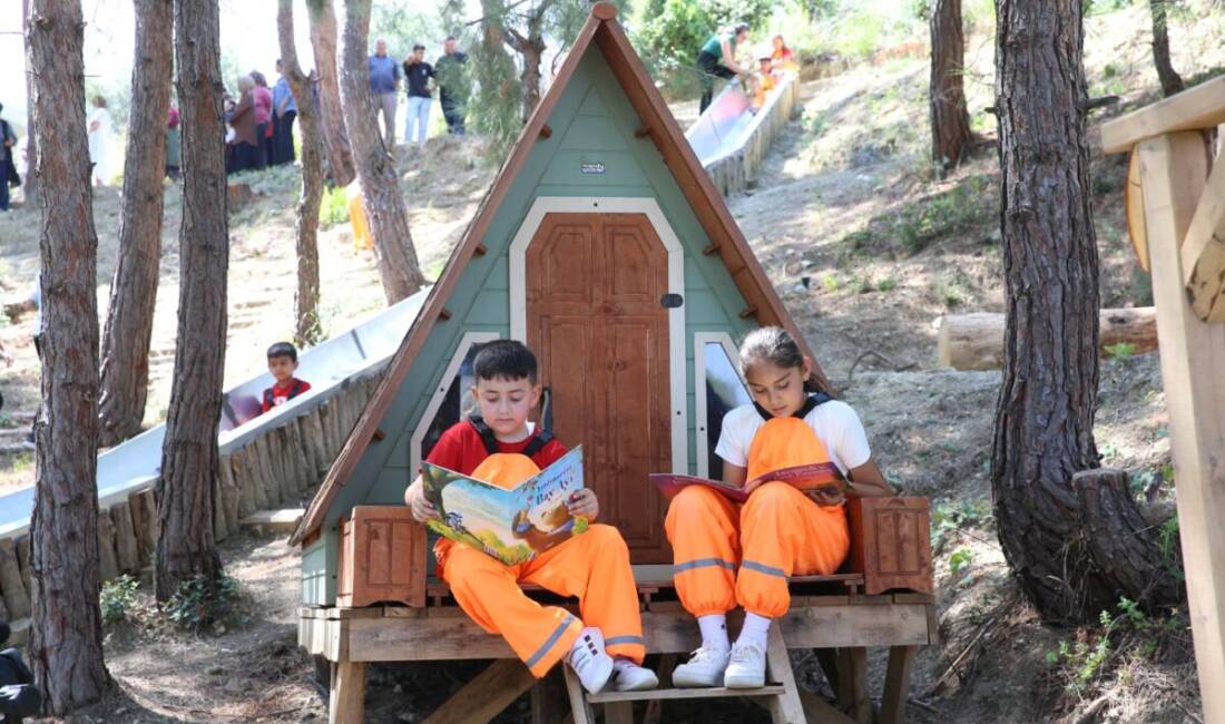 Hatay’ın Arsuz ilçesinde Kışlaçayı İlkokulu yerleşkesine kazandırılan Orman ve Doğa