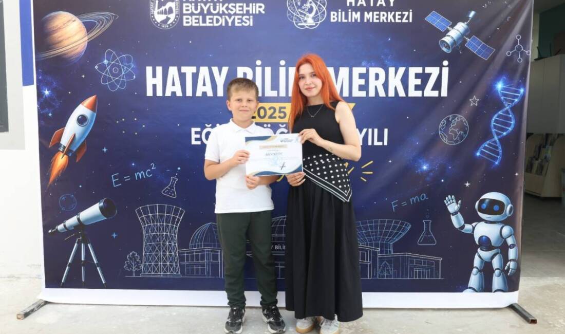 Hatay Büyükşehir Belediyesi (HBB) bünyesinde faaliyetlerini sürdüren Hatay Bilim Merkezi,