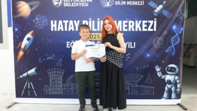 Hatay Büyükşehir Belediyesi (HBB) bünyesinde faaliyetlerini sürdüren Hatay Bilim Merkezi,
