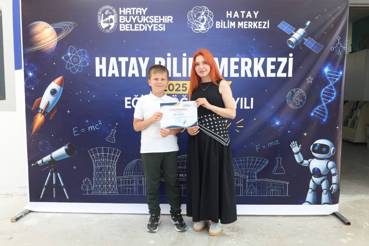 Hatay Büyükşehir Belediyesi (HBB) bünyesinde faaliyetlerini sürdüren Hatay Bilim Merkezi,