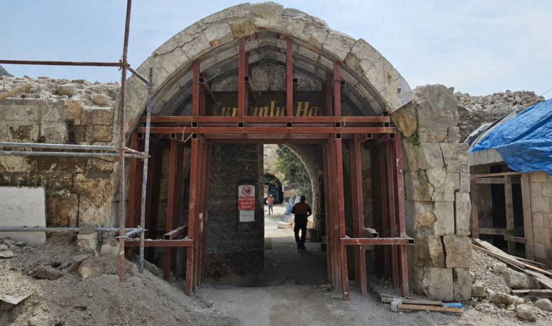Antakya’nın en önemli Osmanlı miraslarından biri olan Kurşunlu Han’da restorasyon