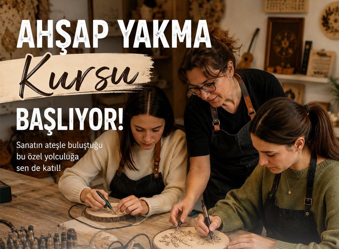 Ahşap yakma sanatına ilgi duyanlar için kurs başlıyor