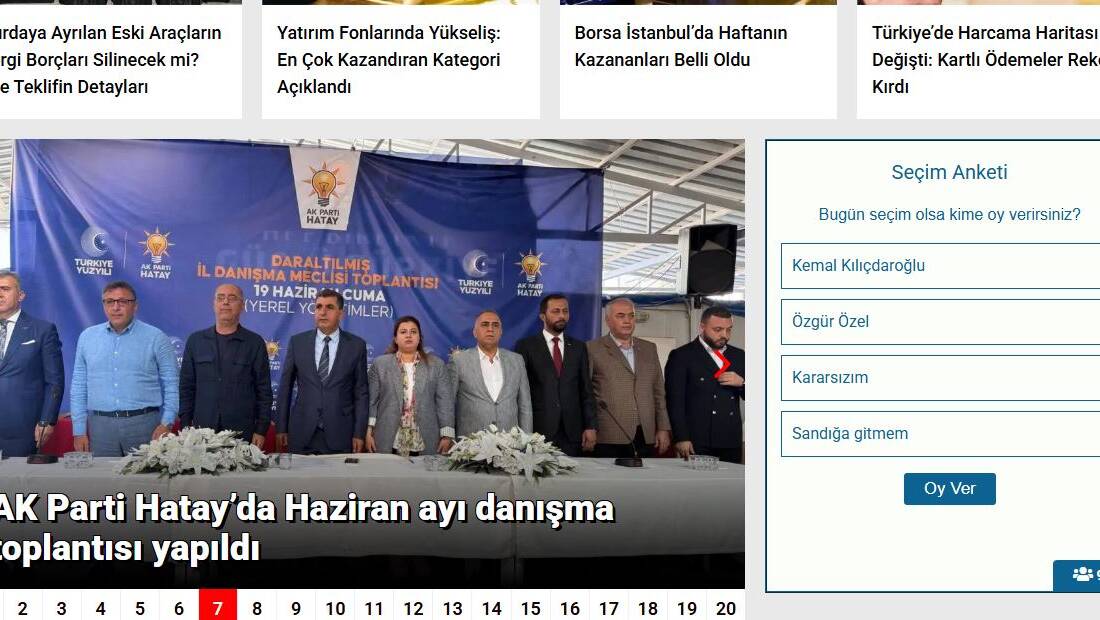 Antakya Gazetesi olarak halkın nabzını tutmaya devam ediyoruz.