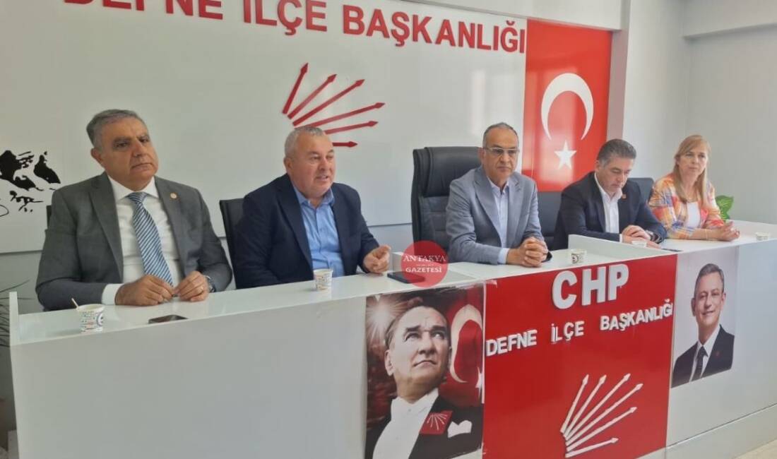 CHP Hatay İl Başkanı Mehmet Gönenç, parti içi tartışmalara ilişkin