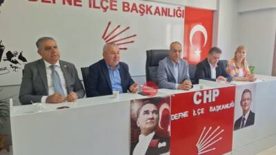 CHP Hatay İl Başkanı Mehmet Gönenç, parti içi tartışmalara ilişkin