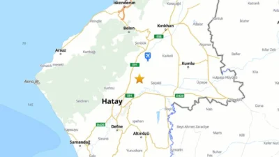 Antakya Hasanlı Mahallesi merkezli 2.5 büyüklüğündeki deprem kısa süreli paniğe