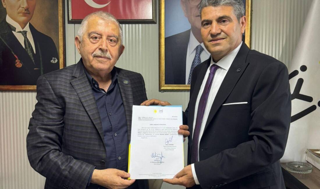 İYİ Parti'de Payas İlçe Başkanlığı görevine Mustafa Çevik getirildi.