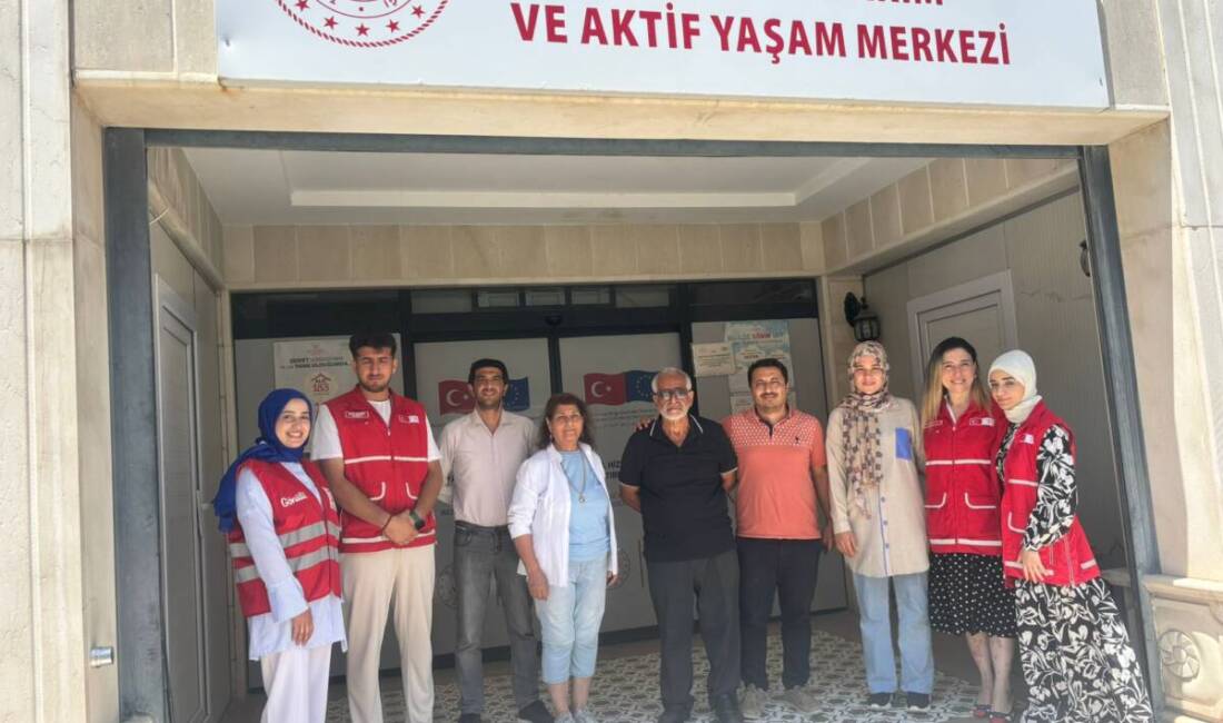 Türk Kızılay Hatay ekipleri, Gündüzlü Bakım ve Aktif Yaşam Merkezi'ni